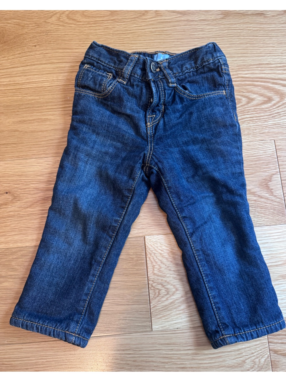 Baby GAP Fleece Lined Denim Jeans